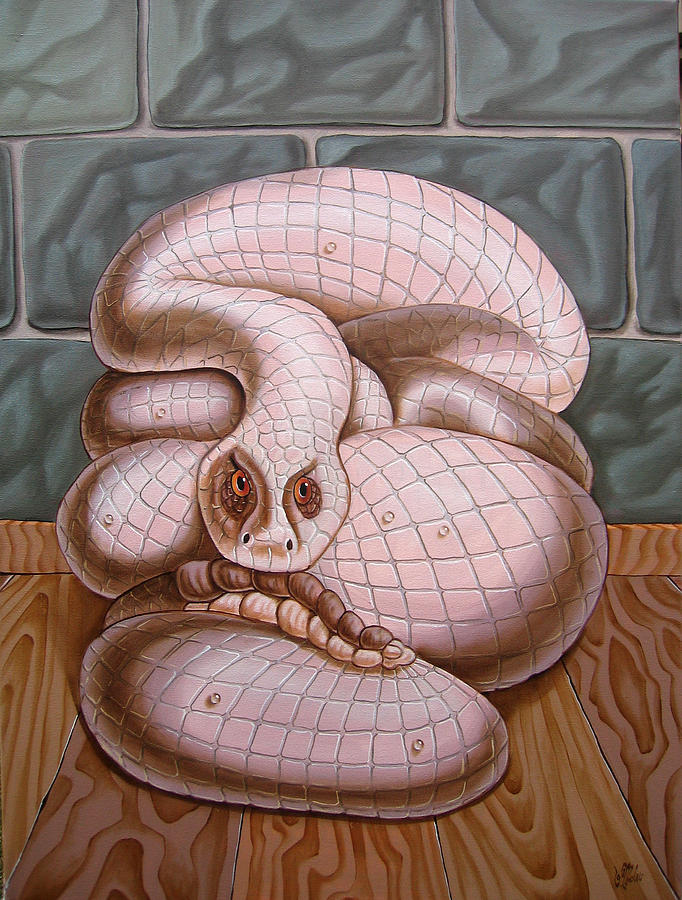 Snake Painting by Victor Molev
