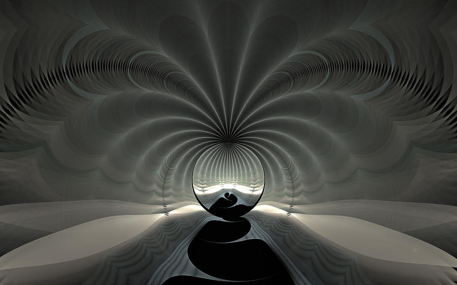 Snaking Pathway Digital Art by Gary Blackman