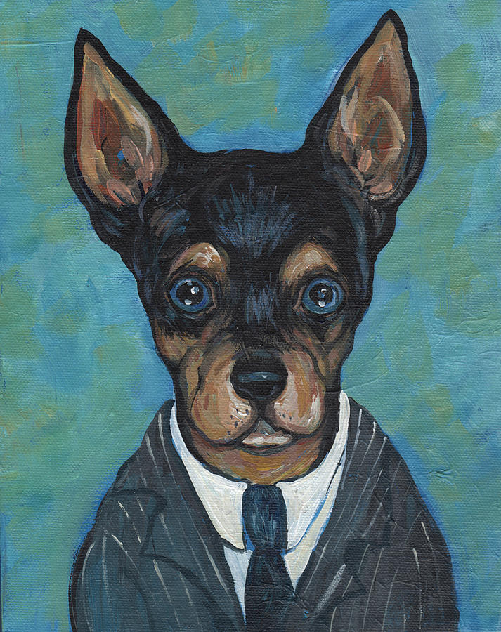 Chihuahua Painting - Snappy Dresser by Peggy Wilson