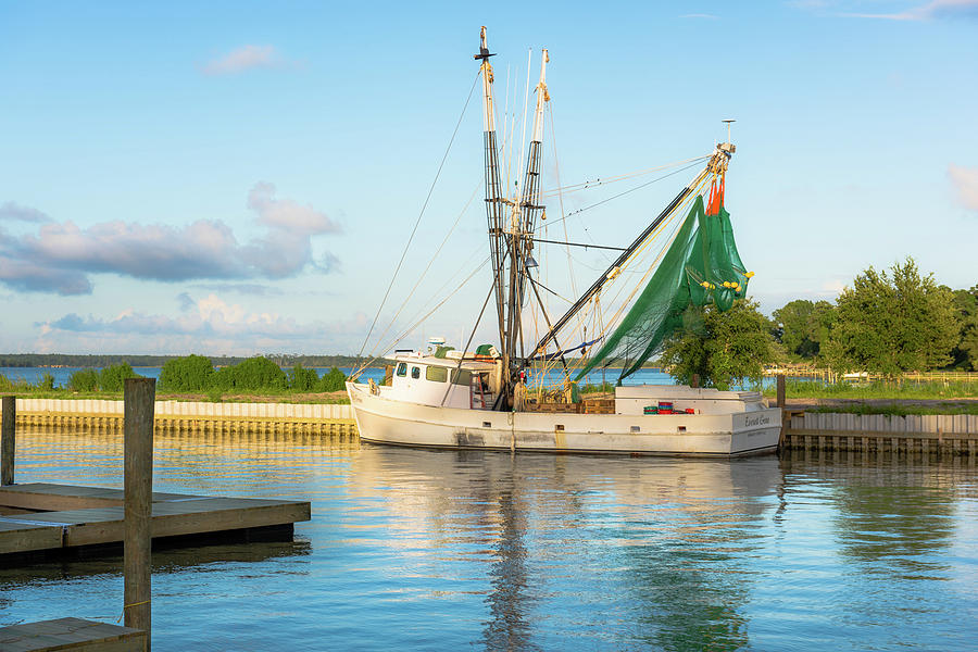 Sneads Ferry Shrimp Boat Photograph by Cynthia Wolfe