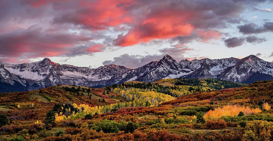 Sneffel Range Sunset Photograph by Rod Tremblay - Fine Art America