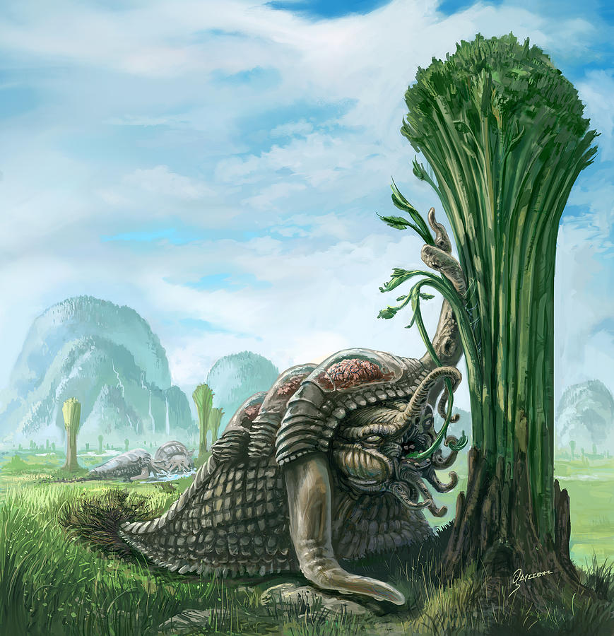 Creature Painting - Snelephant by Odysseas Stamoglou Creature Painting - Snelephant by Odysseas Stamoglou