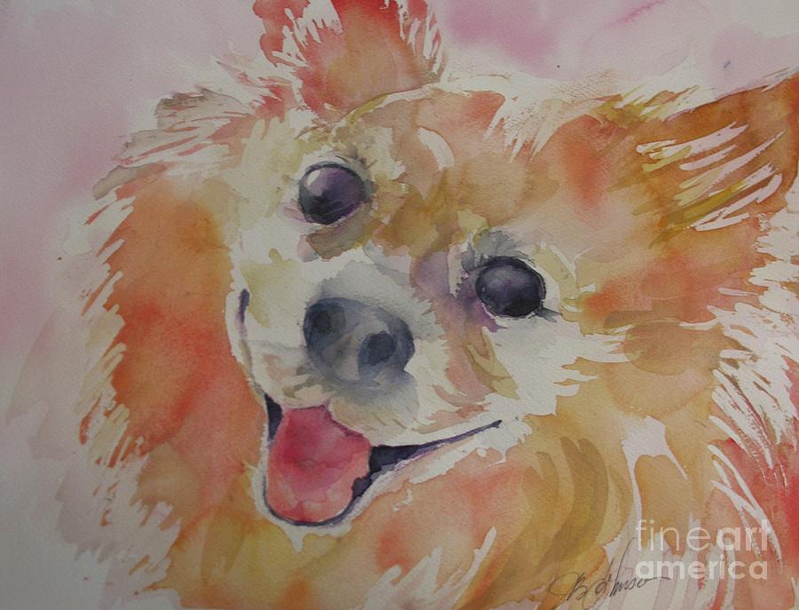 Snickers Painting by Susan Blackaller-Johnson