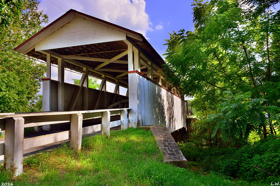 Snooks Covered Bridge Photograph by Lisa Wooten