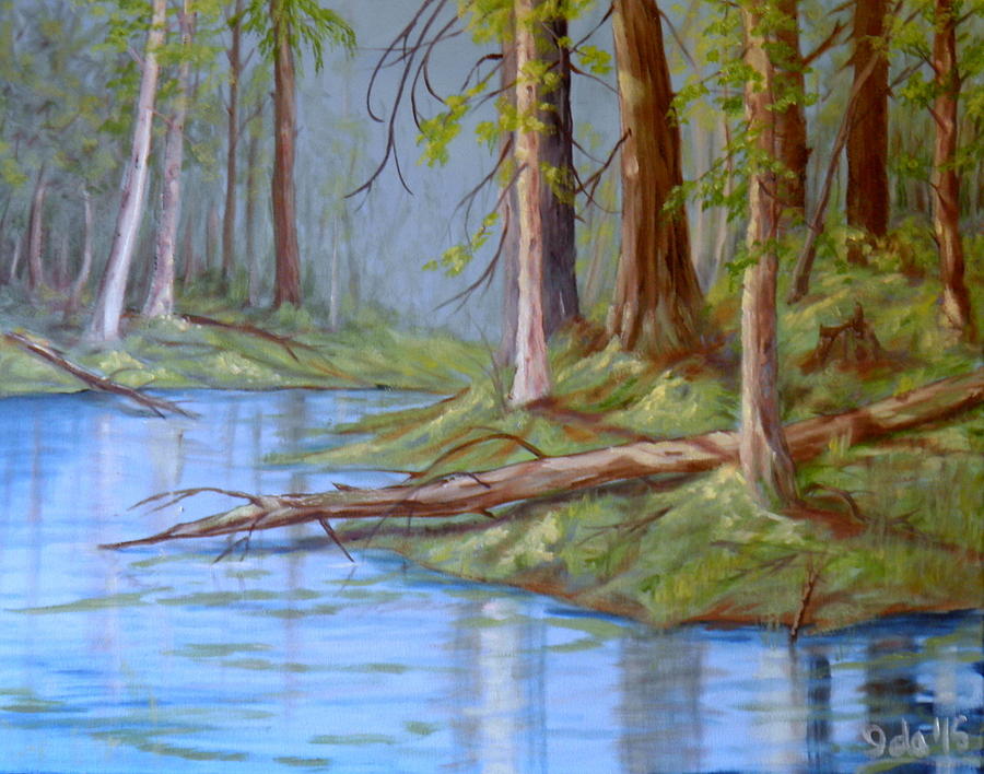 Snooli Creek 2 Painting by Ida Eriksen