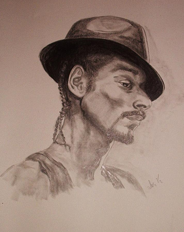 Snoop Drawing - Snoop by Ania  Kuchta