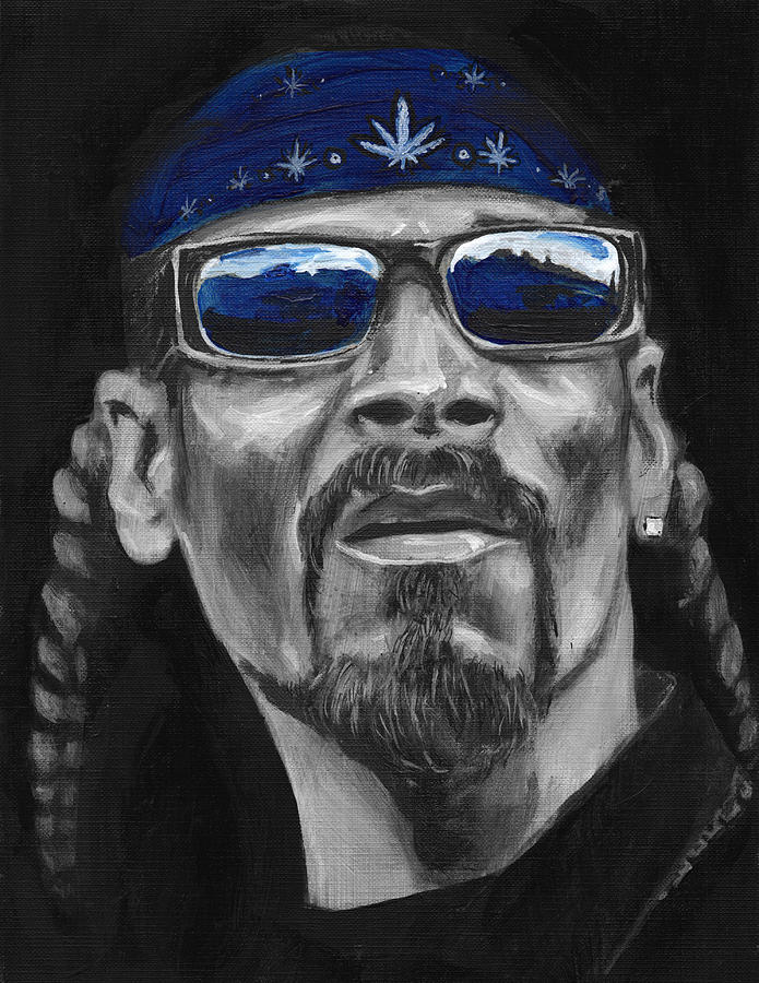 Snoop Painting by Charles Bickel