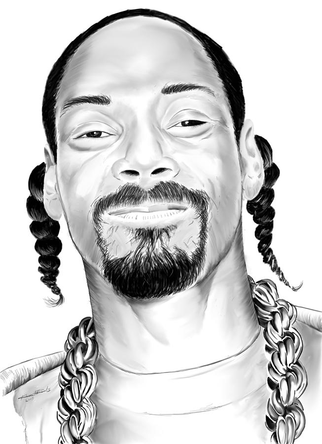 Snoop Dogg Digital Art by Kevin L Brooks Fine Art America