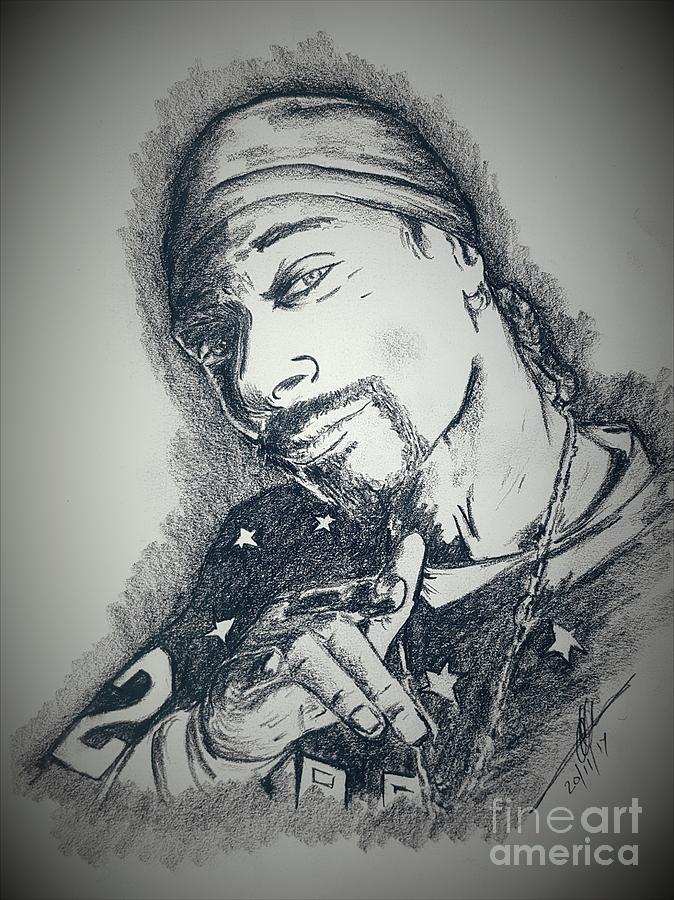Snoop Dogg Drawing - Snoopy by Collin A Clarke