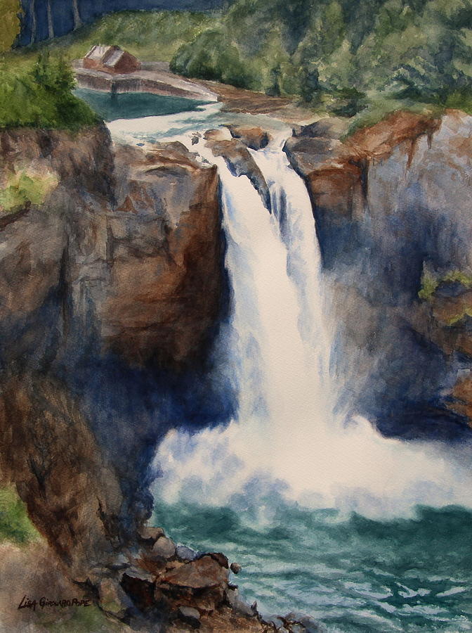 Snoqualmie Falls Painting by Lisa Pope