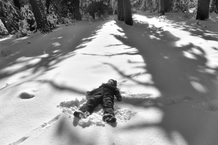 Snow Angel Photograph by Maria Jansson