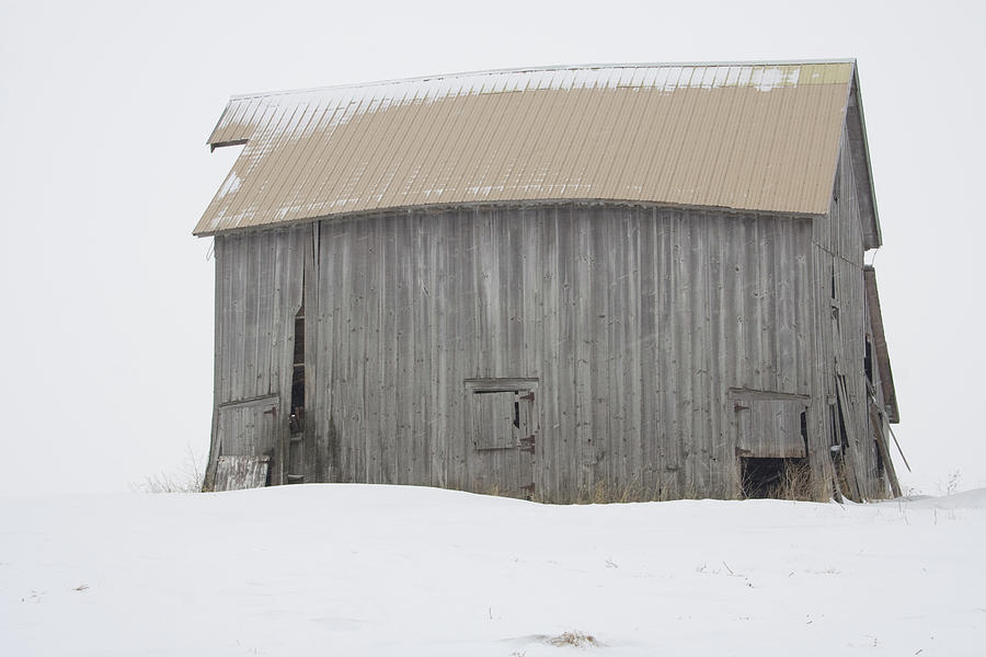 Snow Barn I Photograph by Dylan Punke
