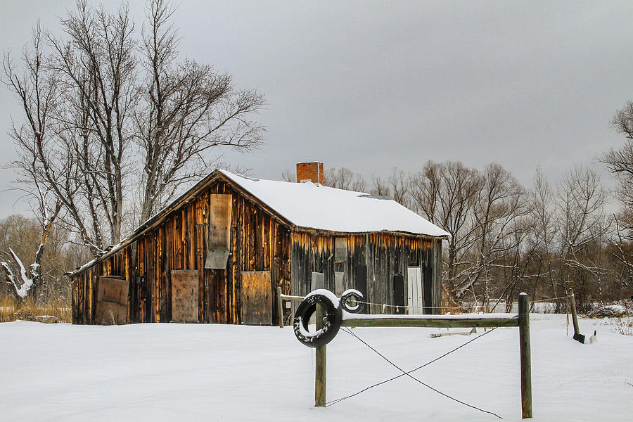 Snow Barn Photograph by Juli Ellen