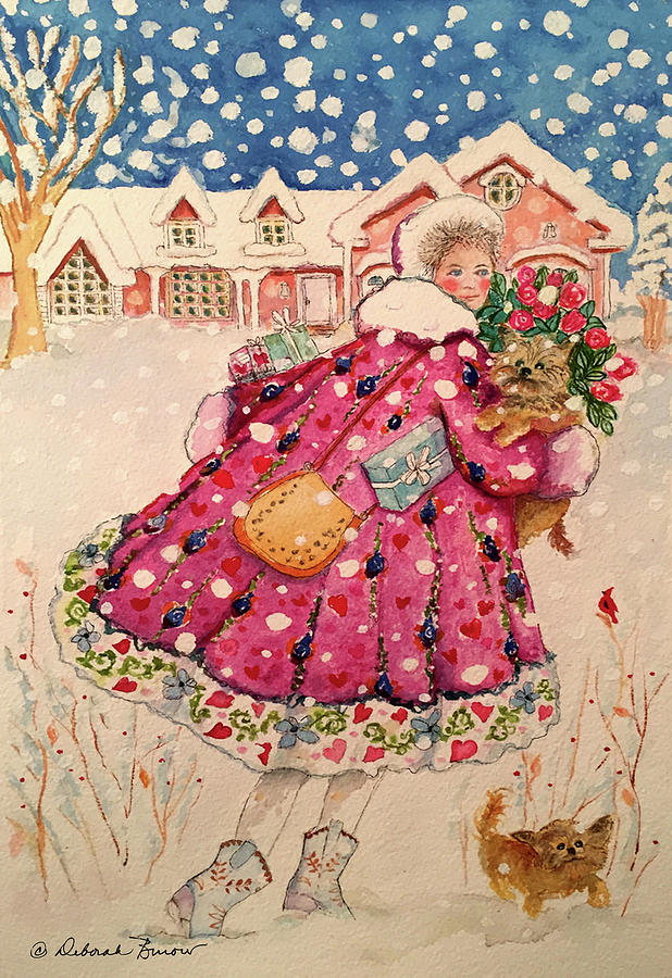 Snow Beauty Painting by Deborah Burow