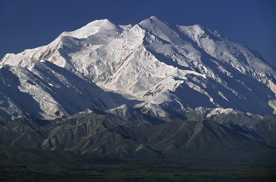 Mountain Photograph - Snow-capped Mount Mckinley, Alaska, Usa by David Ponton