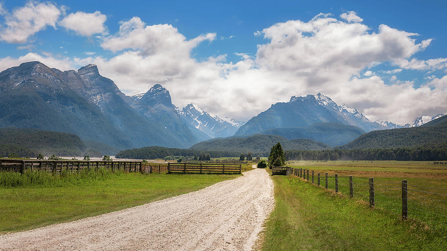 Snow Capped Mountains In Mount Aspiring National Park New Zealand Photograph By Daniela Constantinescu