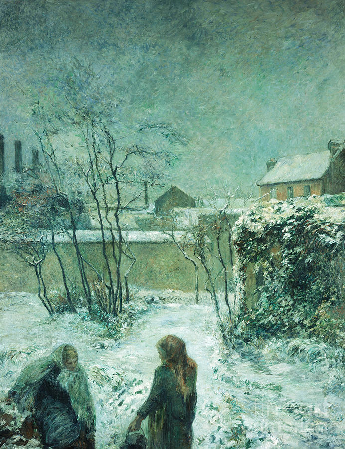Snow, Carcel Road, 1883 Painting by Paul Gauguin