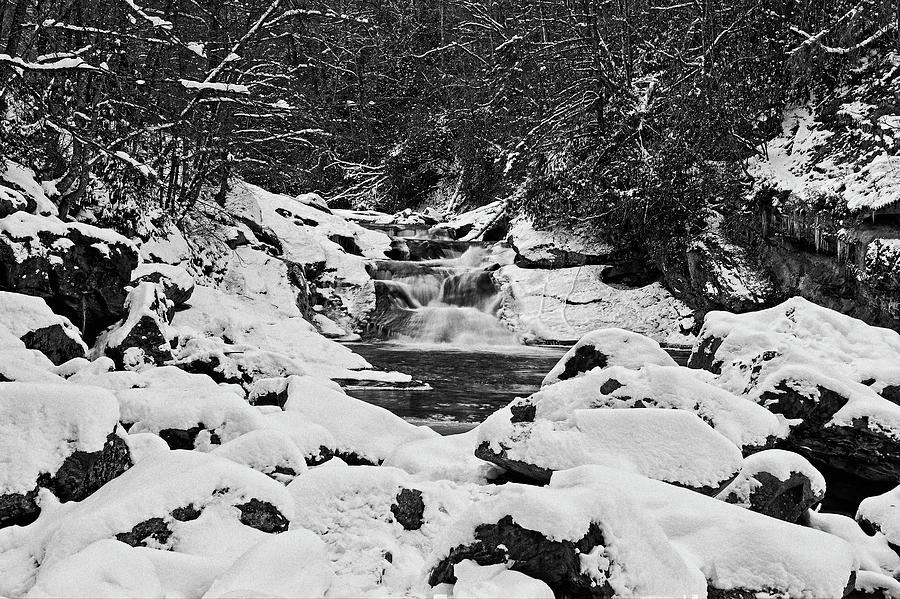 Snow Cascade Photograph by April McNiff - Fine Art America