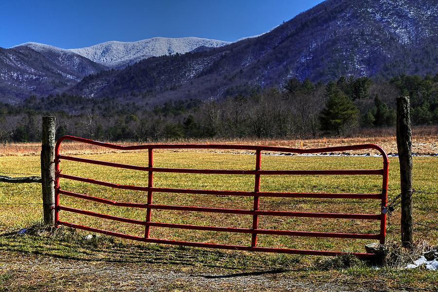 Snow Covered Smoky Mountains Photograph by Carol Montoya
