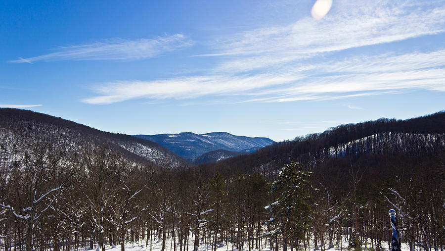 Snow Covered WV Mountains Photograph by Jonny D
