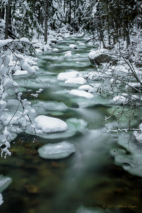 Snow Creek #1 Photograph by Albert Seger