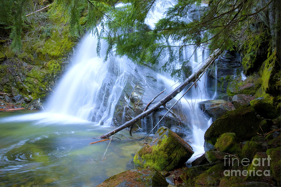 Nature Photograph - Snow Creek Falls by Idaho Scenic Images Linda Lantzy