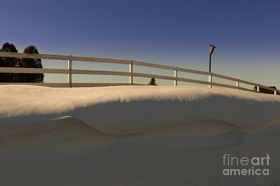 Snow Curl Photograph by Roger Monahan