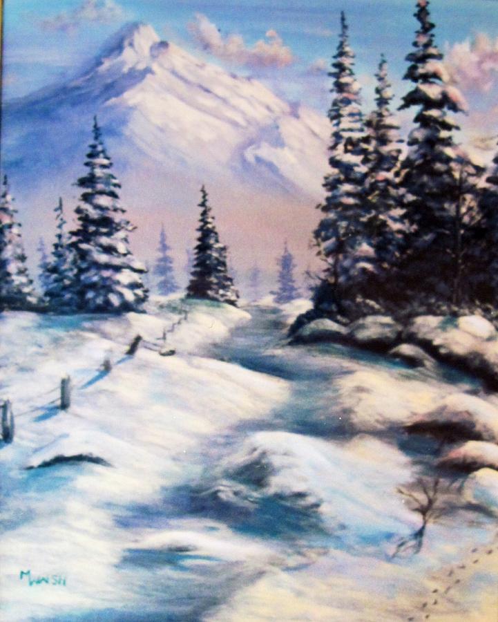 Snow day Painting by Megan Walsh