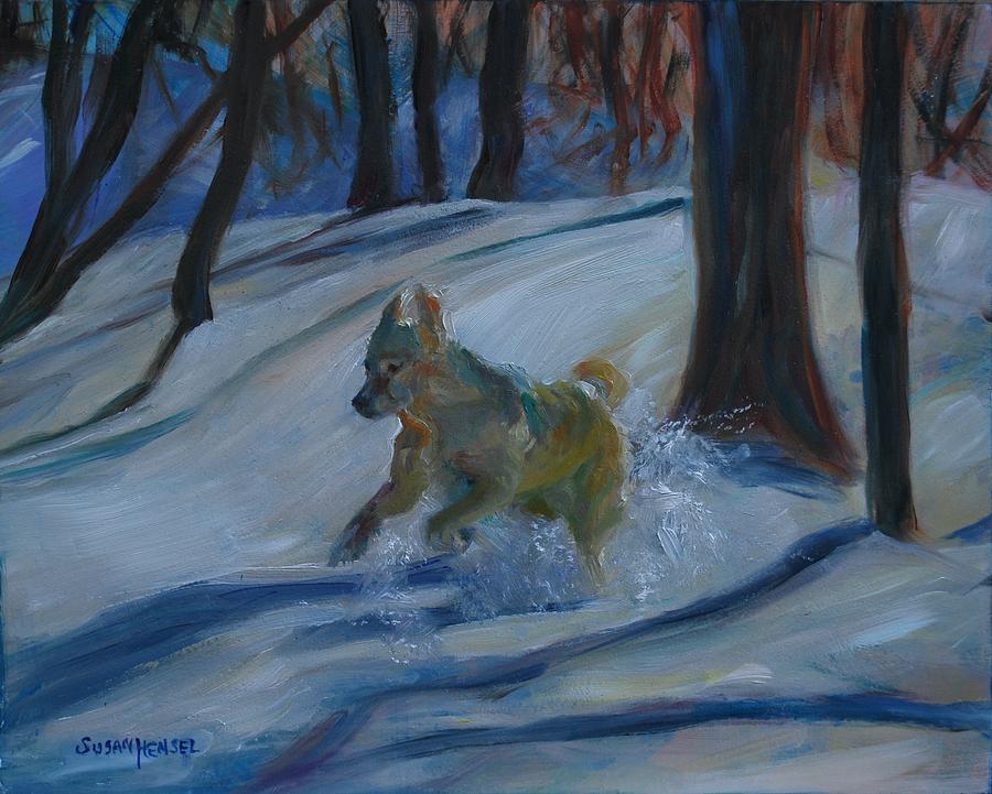 Snow Day Painting by Susan Hensel