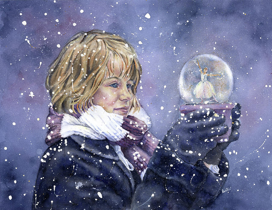 Winter Painting - Snow Dreaming by Leslie Lambert