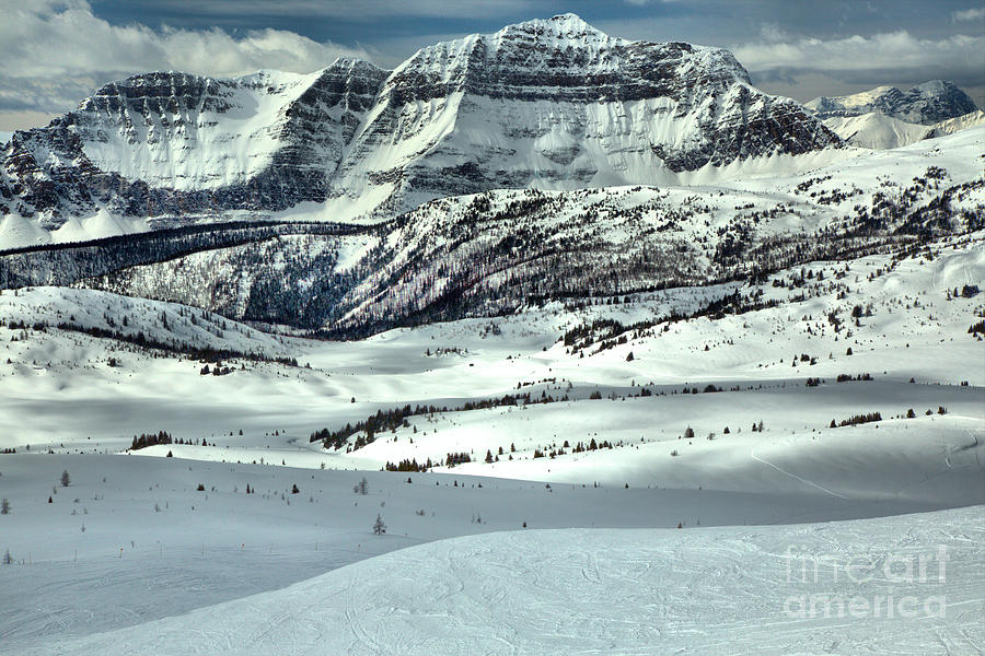 Snow Drifts At The Base Of The Rockies Photograph by Adam Jewell