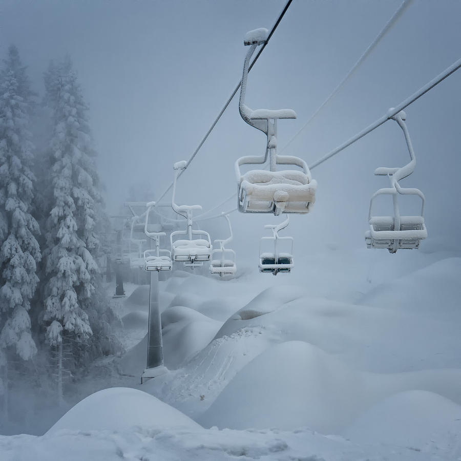 Snow Photograph by Ernst Fusser