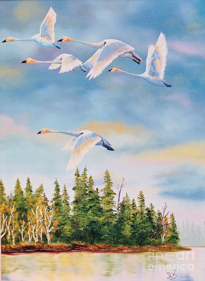 Snow Geese Painting by Duane West - Fine Art America