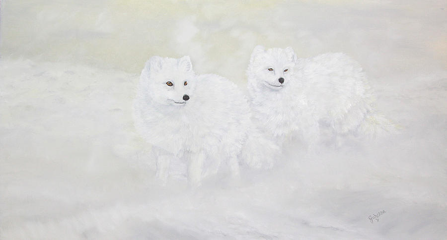 Snow Ghosts Of The North Painting by Johanna Lerwick