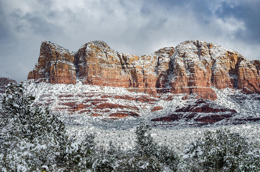 Snow In Sedona Photograph by Brian Oakley Photography Fine Art America