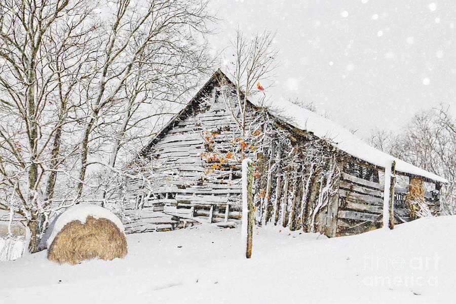 Snow In Valle Crucis Photograph by Benanne Stiens