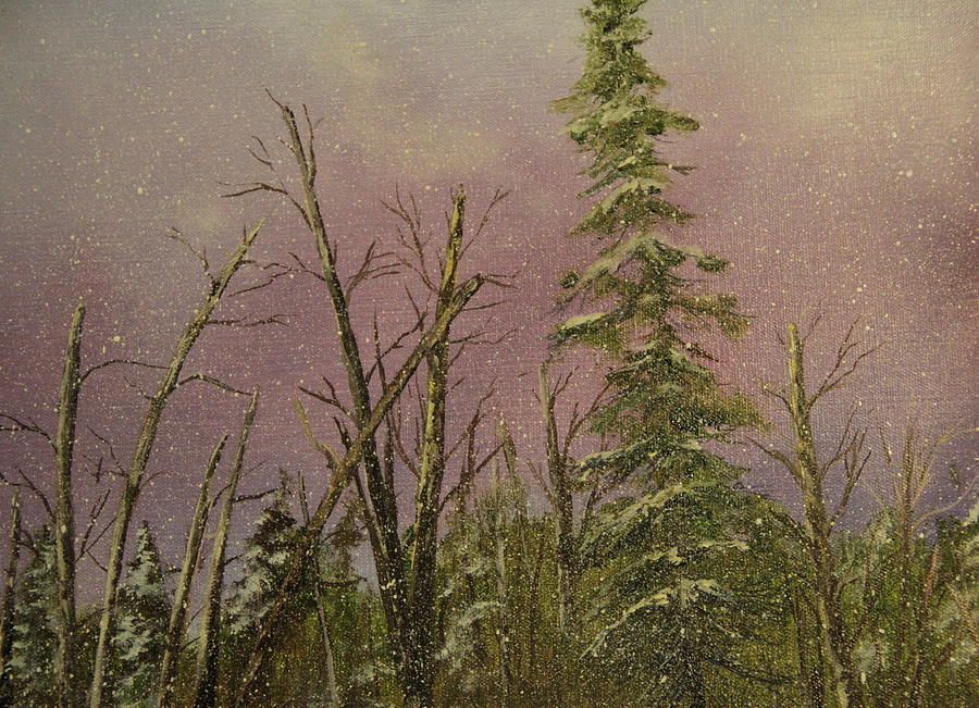 Snow Painting by Joi Electa