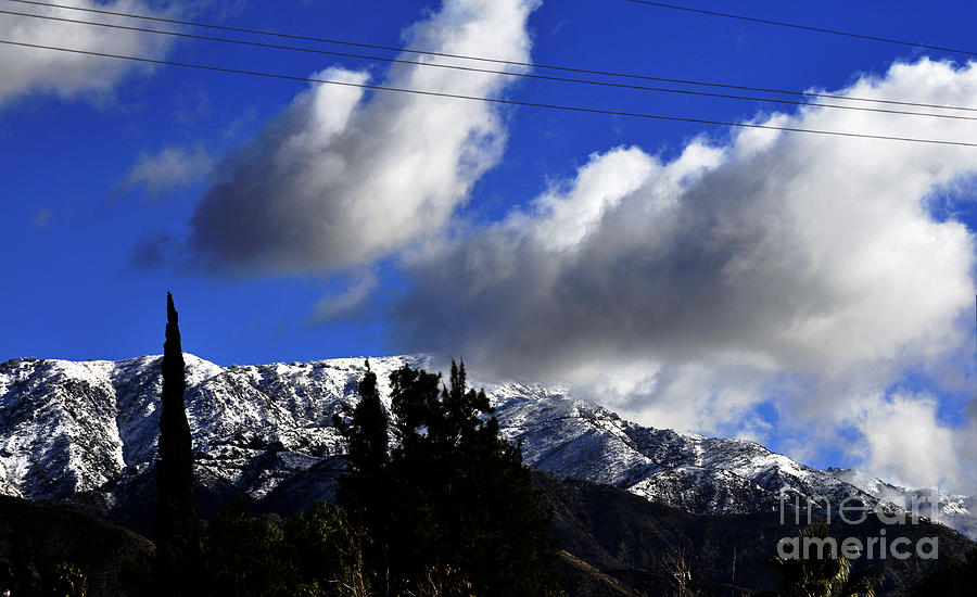 Snow Line in SoCal Photograph by Clayton Bruster