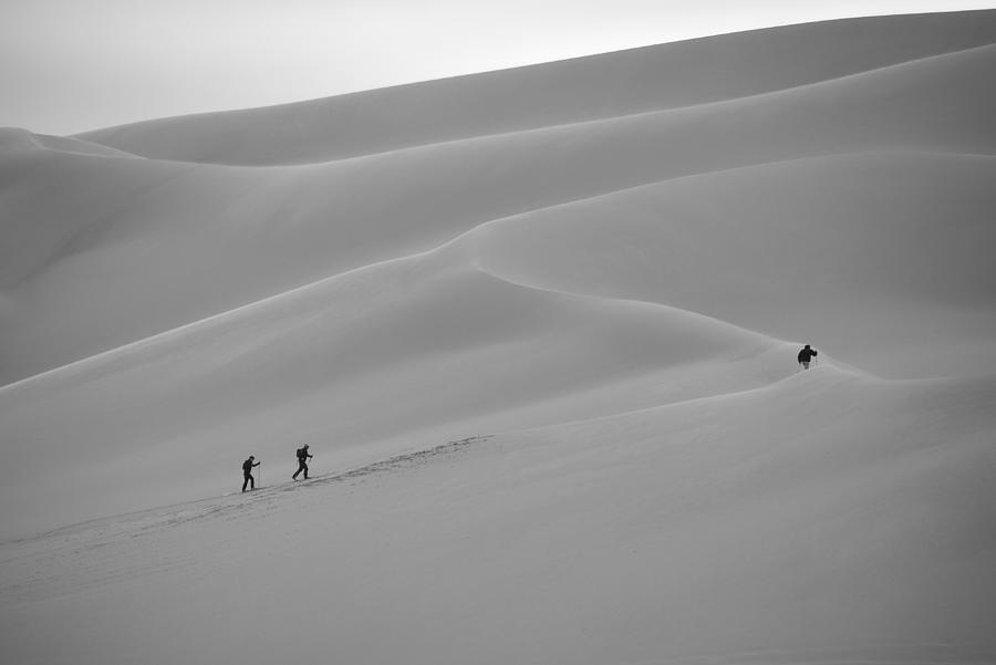 Snow or sand Photograph by Ivan Slosar