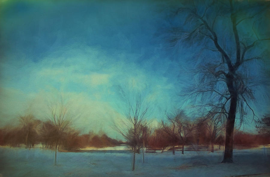 Snow Painting Digital Art by Renette Coachman