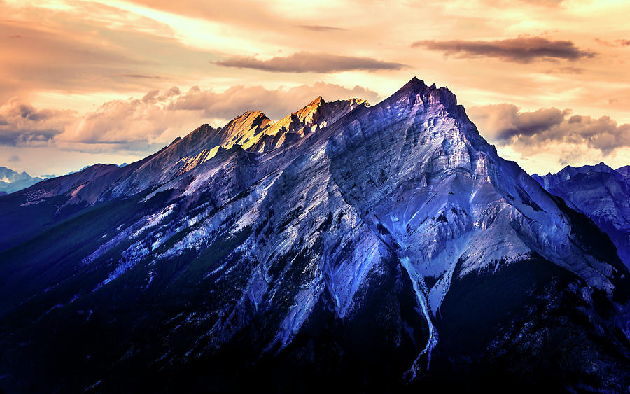 Banff National Park Photograph - Mount Cascade by John Poon