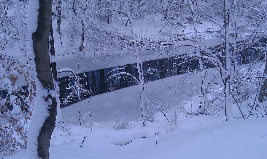 Snow River Photograph by Gerald Kloss