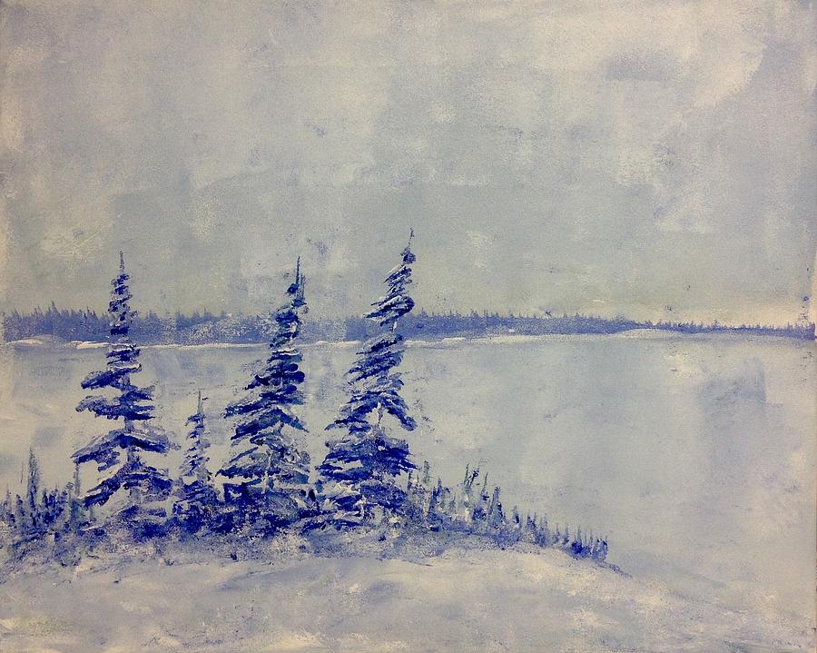 Snow Sqaull  Painting by Desmond Raymond