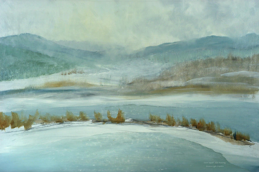 Snow Squall Painting by Roy Kastning