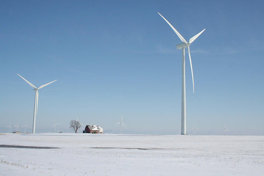 Snow Turbines Photograph by Dylan Punke