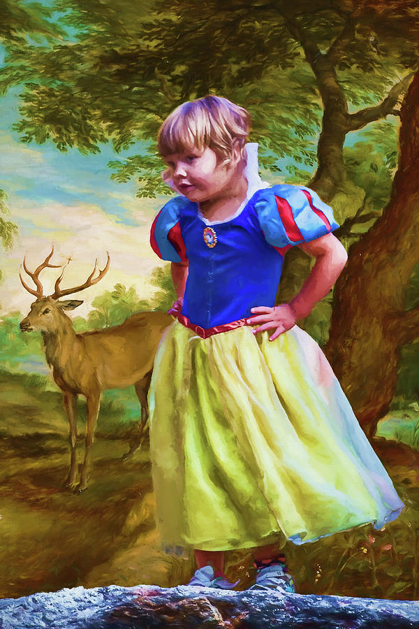 Snow White Photograph - Snow Whites Daughter by John Haldane