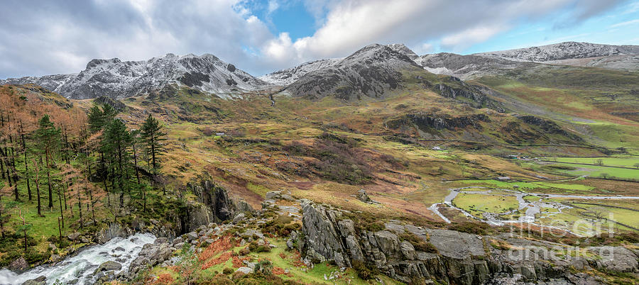 Snowcapped Snowdonia Photograph by Adrian Evans