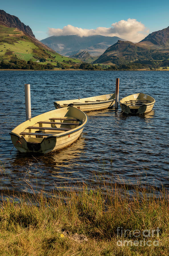 Snowdon from Llyn Nantlle Photograph by Adrian Evans