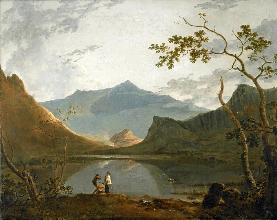 Snowdon from Llyn Nantlle Painting by Richard Wilson