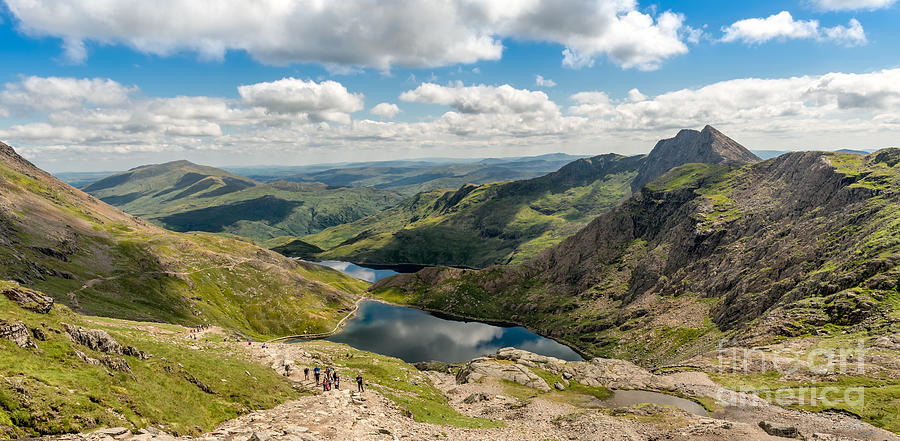 Snowdonia National Park Photograph - Snowdon Miners Path by Adrian Evans